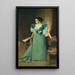 Irma von Geijer s. von Hallwyl 1873-1959 - Julius Kronberg — kehystetty taideteos seinällä