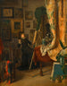 La jeune peintre dans son atelier - Julius Pollak — näkymä teoksesta