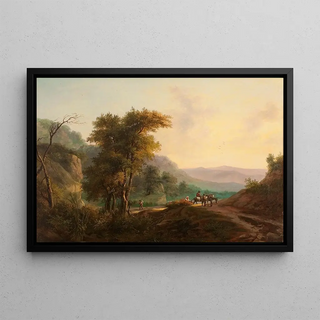 Julius Schoppe - Travellers on a Country Path.webp