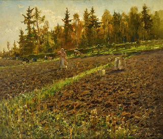 Potato Harvesters - Julius Sergius Klever — näkymä teoksesta
