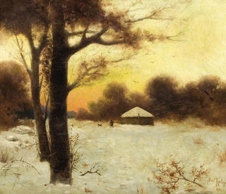 Julius Sergius Klever - Winter Cottage.webp