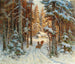 Metsästäjät palaamassa kotiin - Julius Sergius Klever — näkymä teoksesta