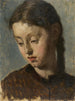 Étude de la tête d'une fille - Julius Siegfried Uetz — näkymä teoksesta