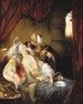 Un visiteur dans le harem - Julius Victor Berger — näkymä teoksesta