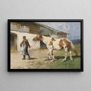 Julius von Blaas - Am Heimweg.webp