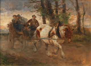 Julius von Blaas - Auf der Heimfahrt.webp