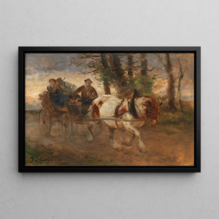 Julius von Blaas - Auf der Heimfahrt.webp
