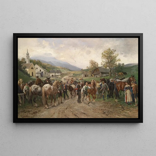 Julius von Blaas - Pferdemarkt.webp
