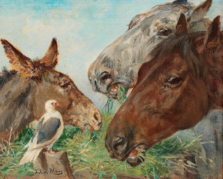 Les bons compagnons - Julius von Blaas — näkymä teoksesta