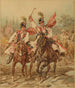 Garçons d'honneur - Juliusz Kossak — näkymä teoksesta