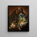 Nature morte avec figure masculine - Juriaen van Streeck — kehystetty taideteos seinällä