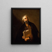 Un philosophe - Jusepe de Ribera — kehystetty taideteos seinällä
