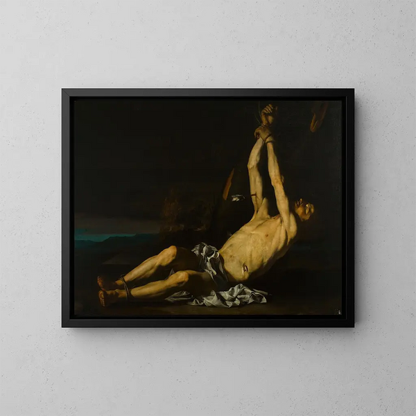 Martyre de saint Sébastien - Jusepe de Ribera — kehystetty taideteos seinällä