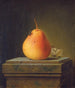 Nature morte à la poire et aux insectes - Justus Juncker — näkymä teoksesta