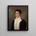 Portrait du fils d'Henryk Doboli - Józef Ignacy Łukaszewicz — kehystetty taideteos seinällä