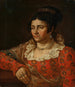 Portrait d'Amelia Karolina Teleman, épouse de l'artiste - Józef Hilary Gowacki — näkymä teoksesta