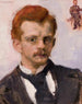 Autoportrait - Józef Mehoffer — näkymä teoksesta