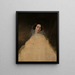 Esquisse de portrait d'une dame - Józef Simmler — kehystetty taideteos seinällä