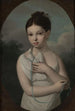Jzia Walickan muotokuva, 1808–1880, kyyhkyn kanssa - Józef Sonntag — näkymä teoksesta