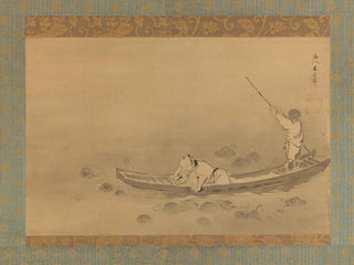 Zhou Maoshu ihailemassa lootuksia - Kaihō Yūsetsu — näkymä teoksesta
