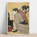 Maalauksen jäljennös Kami-yui - La coiffure - Kitagawa Utamaro