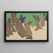 Pins tuulessa leijuvat Sonarematsu - Kamisaka Sekka — kehystetty taideteos seinällä