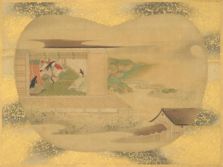 Kan Tsunenobu - Scene from The Tale of Genji.webp