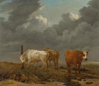 Maisema karjalla - Karel Dujardin — näkymä teoksesta