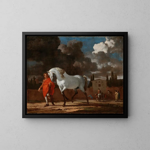L'École de cavalerie - Karel Dujardin — kehystetty taideteos seinällä