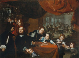 La famille du tailleur de pierres précieuses Dionysius Miseroni - Karel Škréta — näkymä teoksesta