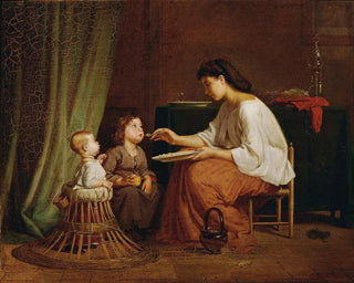 Sœur attentionnée - Karl Blechen — näkymä teoksesta