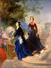 Portrait des sœurs Shishmareva - Karl Bryullov — näkymä teoksesta