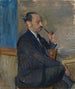 Portrait du peintre Gustav Wolf - Karl Dillinger — näkymä teoksesta