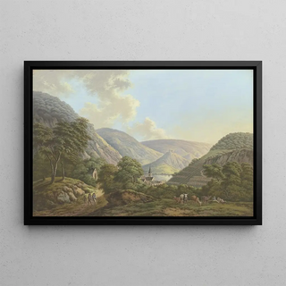 Karl Franz Kraul - Drfchen im Tal am Rhein.webp