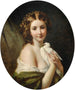 Nuori nainen kyyhkyksen kanssa - Karl Friedrich Johann von Müller — näkymä teoksesta