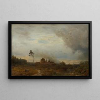 Karl Friedrich Lessing - Polnisches Biwak in der Heide.webp