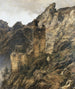 Gorges rocheuses avec ruines - Karl Friedrich Lessing — näkymä teoksesta