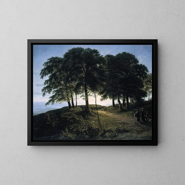 Aamu - Karl Friedrich Schinkel — kehystetty taideteos seinällä