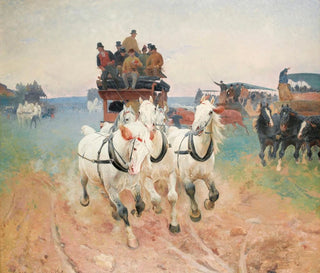 Après la course - Karl Georg Arsenius — näkymä teoksesta