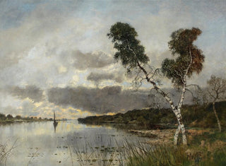 Auringonlasku - Karl Heffner — näkymä teoksesta