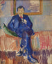 Portrait du peintre Karl Schou - Karl Isakson — näkymä teoksesta