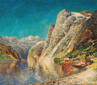 Karl Kaufmann - Sommer am Norwegischen Fjord.webp
