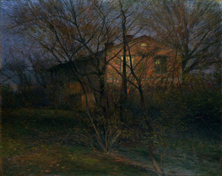 La Maison jaune - Karl Nordström — näkymä teoksesta