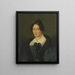 Portrait d'une dame - Karl Philipp Schwab — kehystetty taideteos seinällä