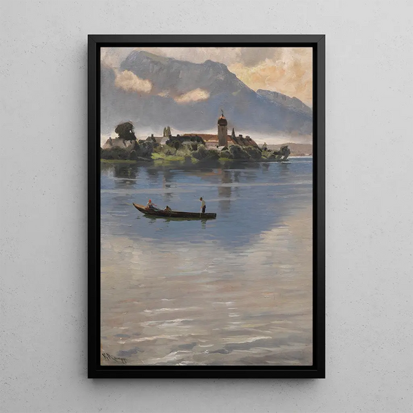 Karl Raupp - Kahnfahrt auf dem Chiemsee vor der Fraueninsel.webp