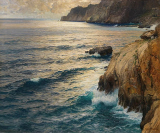Karl Theodor Boehme - Die Sirenenbucht von Capri.webp