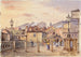 Le Pont de la Madeleine sur le Wienfluss - Karl Wenzel Zajicek — näkymä teoksesta