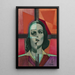 Nimeämätön kollaasi II - 150 arkin sarja - Karl Wiener — kehystetty taideteos seinällä