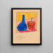 Nature morte II - Karl Wiener — kehystetty taideteos seinällä