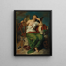 Allégorie de l'art. Projekt for the fresques du Hall of Fame et des salles adjacentes à Vienne. - Karl von Blaas — kehystetty taideteos seinällä